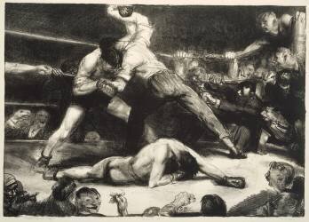 Un Knock-Out (George Wesley Bellows) - Muzeo.com