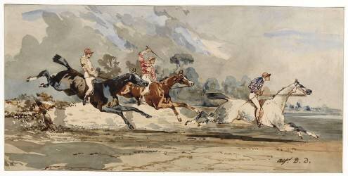 Course de chevaux (Alfred Dedreux) - Muzeo.com