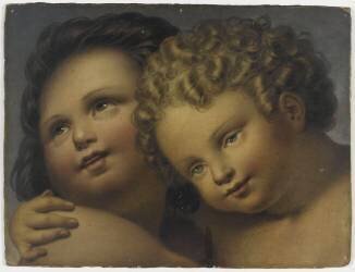 Deux têtes d'enfants (Pierre-Claude-François...) - Muzeo.com