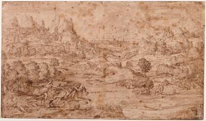 Enlèvement d'Europe (Domenico Campagnola) - Muzeo.com