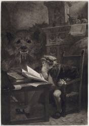 Faust assis (Jean-Paul Laurens) - Muzeo.com