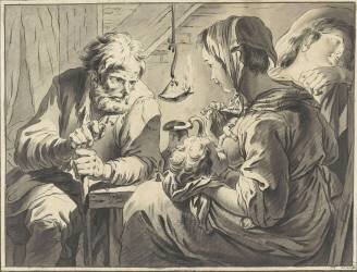 la veillée (Jos Beke) - Muzeo.com