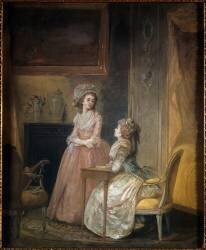 Le petit conseil (Nicolas Lavreince) - Muzeo.com