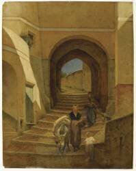Ruelle à Roquebrune (Pierre François Eugène...) - Muzeo.com