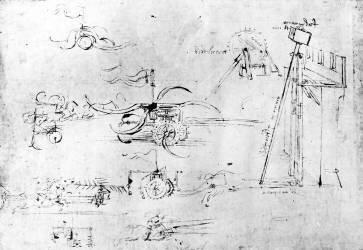 Conceptions d'armement (Léonard de Vinci) - Muzeo.com