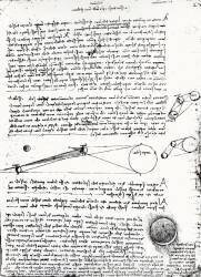 Diagrammes astronomiques (Léonard de Vinci) - Muzeo.com