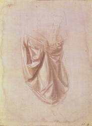 Étude des draperies (Léonard de Vinci) - Muzeo.com