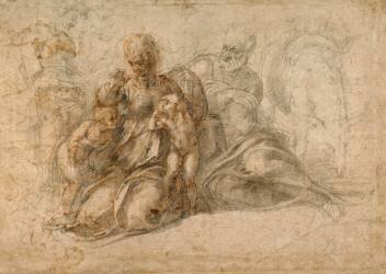 La Sainte Famille (Michel-Ange) - Muzeo.com