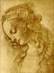 Tête de femme (Léonard de Vinci) - Muzeo.com