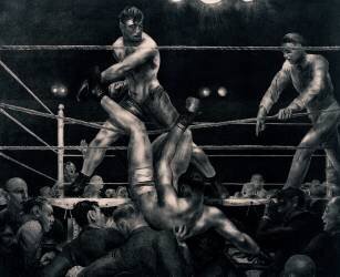 Dempsey et Firpo (George Wesley Bellows) - Muzeo.com
