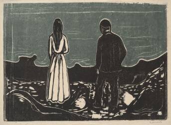 Deux personnes (Edvard Munch) - Muzeo.com