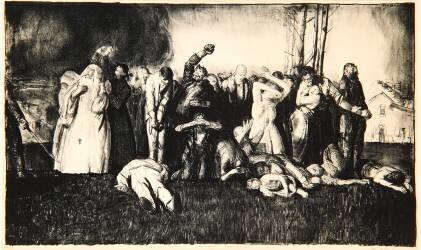 Massacre à Dinant (George Wesley Bellows) - Muzeo.com