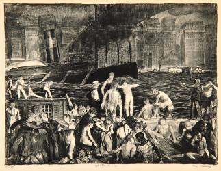 Plage (George Wesley Bellows) - Muzeo.com