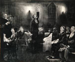 Réunion de prière (George Wesley Bellows) - Muzeo.com