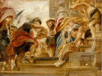 Abraham et Melchisedech (Pierre Paul Rubens) - Muzeo.com