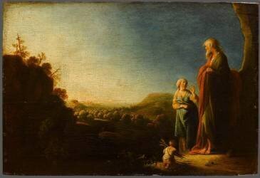 Abraham répudiant Agar (François Venant) - Muzeo.com