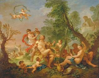 Bacchanal (Charles Joseph Natoire) - Muzeo.com
