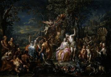 Bacchus et Ariane (Jehan Georg Platzer) - Muzeo.com