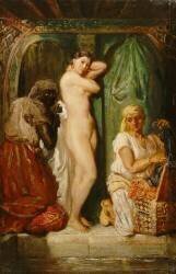 Bain au sérail (Théodore Chasseriau) - Muzeo.com
