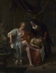 Bathsheba après le bain (Jan Steen) - Muzeo.com