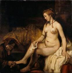 Bethsabée au bain (Rembrandt) - Muzeo.com