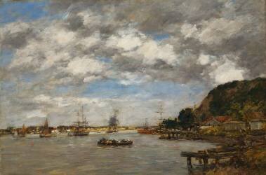 Bordeaux (Eugène Boudin) - Muzeo.com