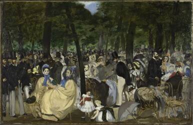 Concert aux Tuileries (Edouard Manet) - Muzeo.com