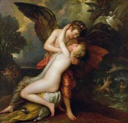 Cupid and Psyche (Benjamin West) - Muzeo.com