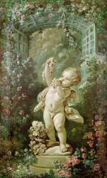 Cupid with Grapes (François Boucher) - Muzeo.com