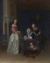 Curiosité (Gérard ter Borch) - Muzeo.com