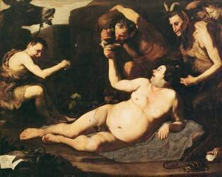 Drunken Silenus (Jusepe de Ribera) - Muzeo.com