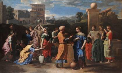 Eliezer et Rebecca (Nicolas Poussin) - Muzeo.com
