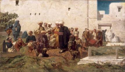 Enterrement Maure (Eugène Fromentin) - Muzeo.com