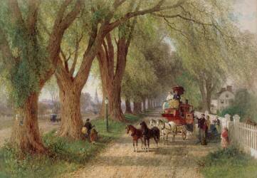 Entraînement en Nouvelle-Angleterre (Albert Fitch Bellows) - Muzeo.com