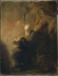 Ermite lisant (Adrien van Ostade) - Muzeo.com