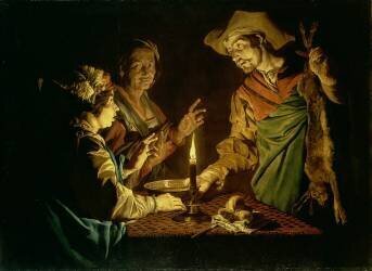 Esau et Jacob (Matthias Stomer) - Muzeo.com