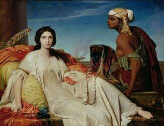 Esther en Odalisque (François Léon Benouville) - Muzeo.com