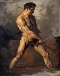 Etude d'homme nu (Théodore Géricault) - Muzeo.com