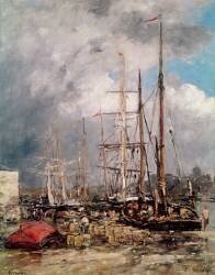 Fécamp (Eugène Boudin) - Muzeo.com