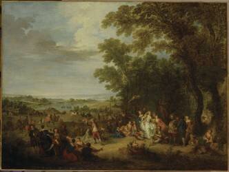 Fête champêtre (Bonaventure Debar) - Muzeo.com