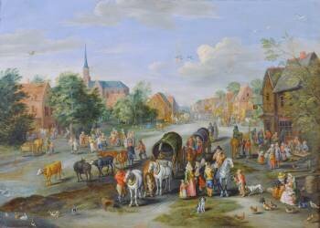 Fête flamande (Jan Brueghel l'Ancien) - Muzeo.com