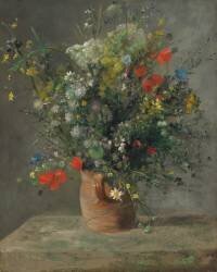 Fleurs dans un vase (Auguste Renoir) - Muzeo.com