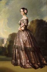 Françoise-Caroline-Jeanne-Raphaëlle de Bourbon-Bragance (1824-1898), princesse du Brésil (Franz Xaver Winterhalter) - Muzeo.com