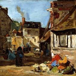 Honfleur (Eugène Boudin) - Muzeo.com