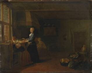 Intérieur de cuisine (Hendrick Maartensz Sorgh) - Muzeo.com