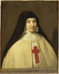 Jacqueline-Marie-Angélique Arnauld (en religion mère Angélique de sainte-Madeleine) (Philippe de Champaigne) - Muzeo.com