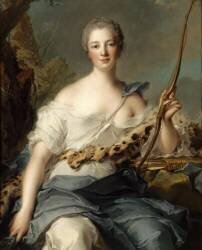 Jeanne-Antoinette Poisson (1722-1764), marquise de Pompadour (Jean-Marc Nattier) - Muzeo.com