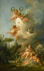 La Cible d'Amour (François Boucher) - Muzeo.com