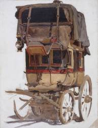 La diligence déttelée (anonyme) - Muzeo.com