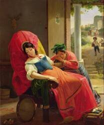 La femme assassinée (Jean Victor Schnetz) - Muzeo.com